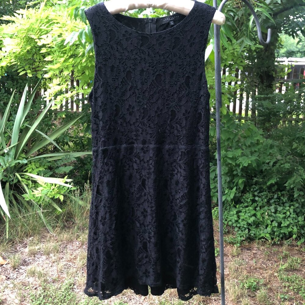 Sanctuary Sleeveless Black Lace Dress  Size Medium